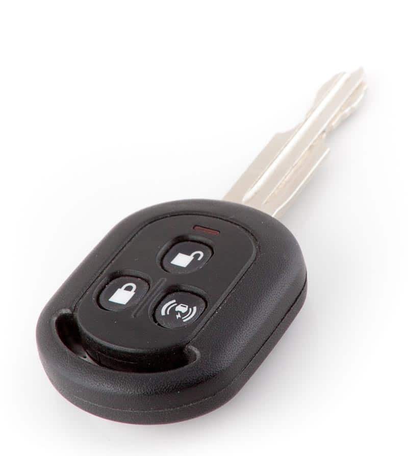 car key isolated on a white background